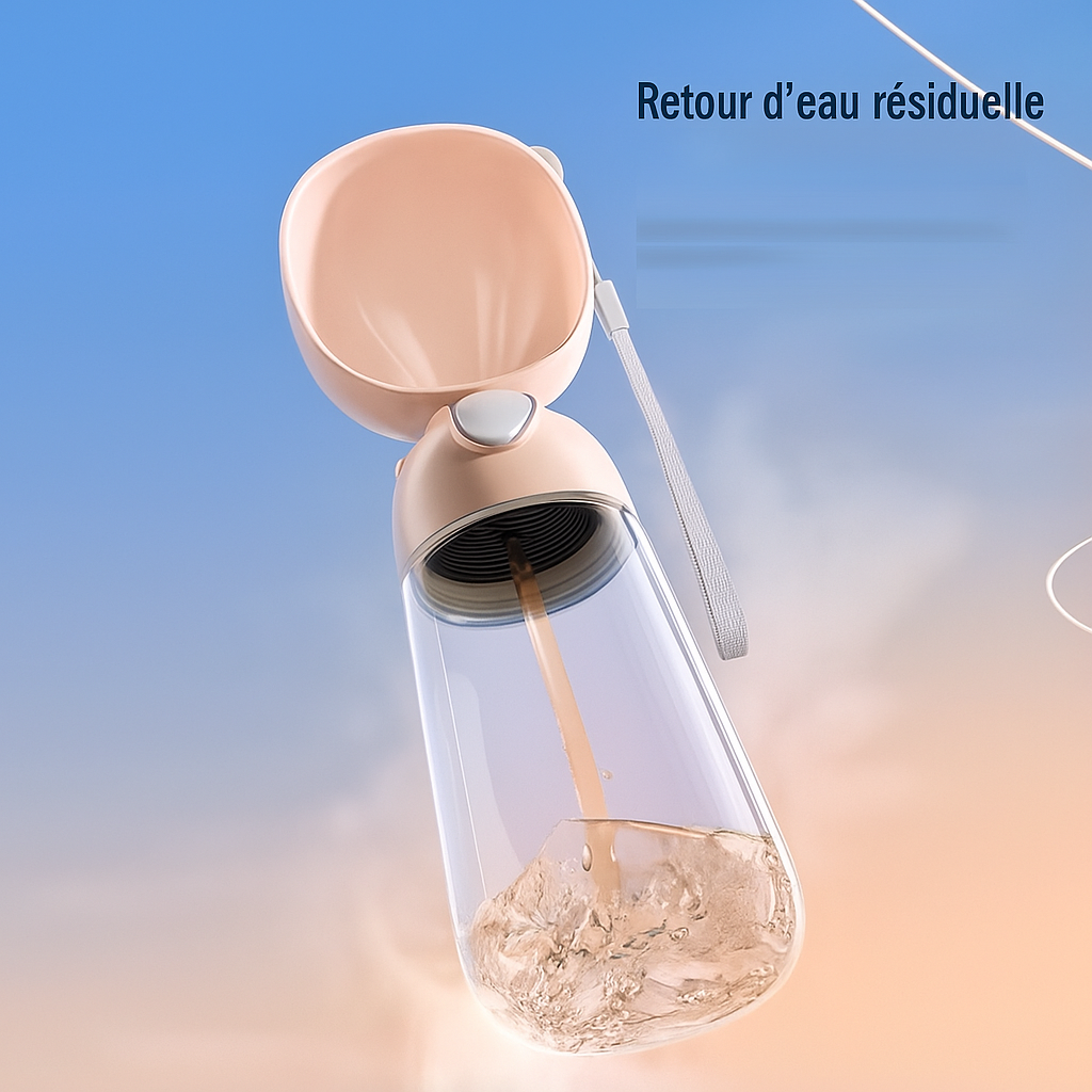 Gourde pour chien portable