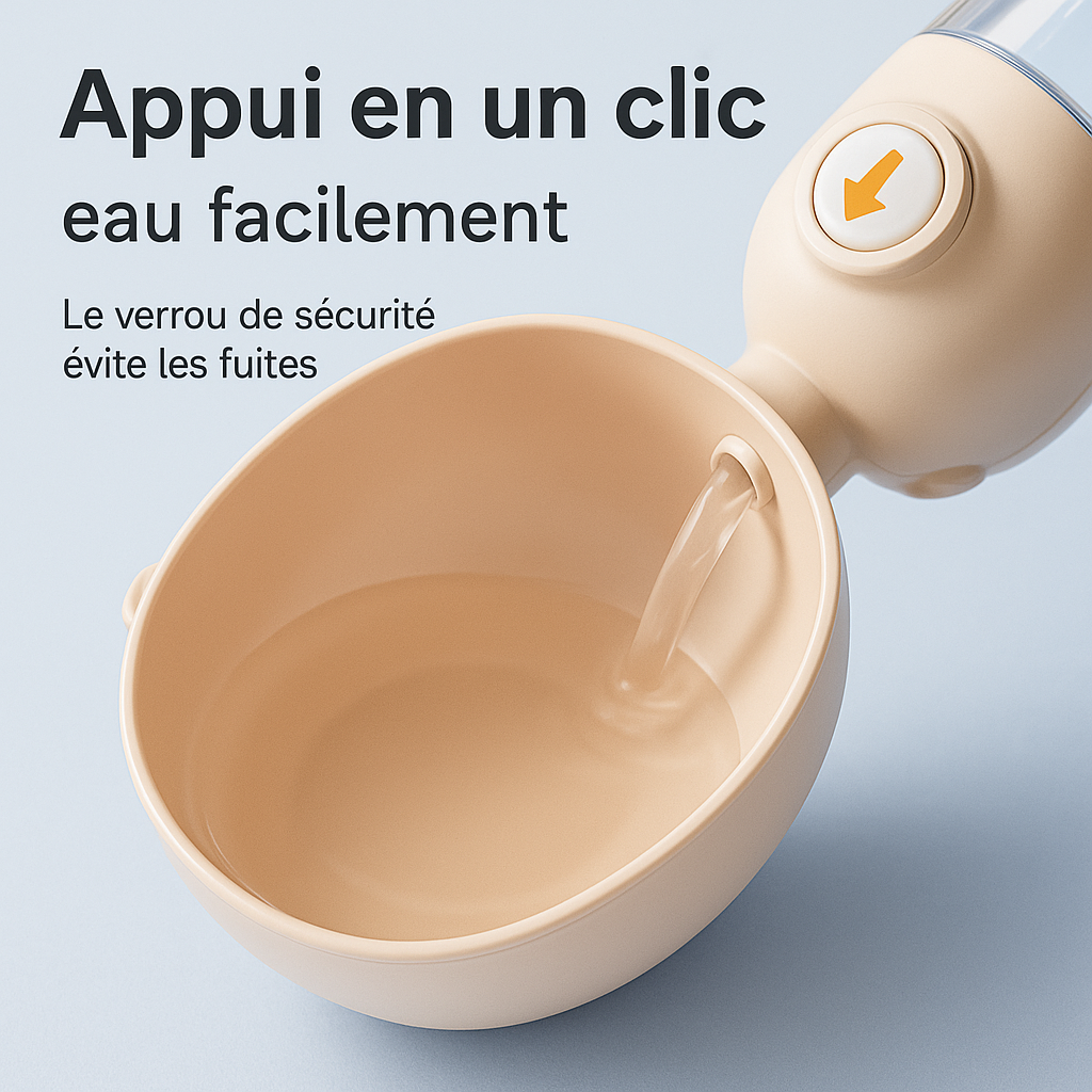 Gourde pour chien portable